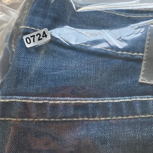 ARIAT Straight Fit Straight Leg M5 Size 34 X 30 Mens Denim Jeans - Loop Lock - Picture 16 of 16